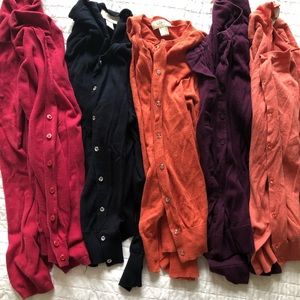 Set of 5! LOFT Cardigans Size M